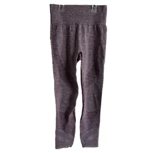 PINK Victoria's Secret‎ Seamless High Rise Leggings XS Heathered Mauve Mesh thumbnail 5