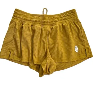 Free People Movement Hoops Mesh Shorts -Women's Gold and Yellow Shorts NWOT thumbnail 2