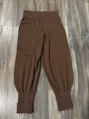 NWT Free People Beach Sila Sweater Pants in Carafe thumbnail 9