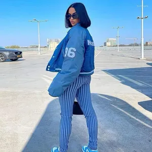 Women’s 2 Piece Bodycon Tracksuit Outfit Size Medium thumbnail 3