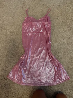 Cute pink bow dress summer dress thumbnail 2