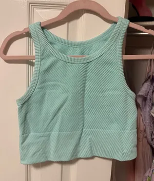 Mint Niki Biki High Neck Active Tank Top thumbnail 1