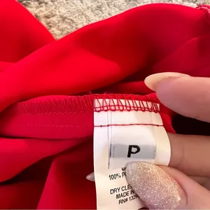 AMANDA UPRICHARD Red Cherri Sweetheart Jumpsuit NWOT Size‎ P thumbnail 14