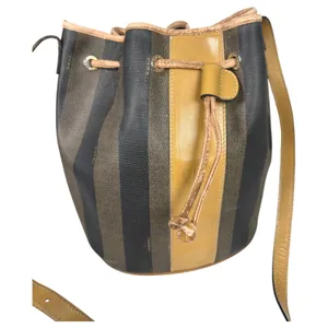 Fendi Vintage Pequin Mon Tresor Bucket Bag Drawstring – FLAWS PROJECT thumbnail 2