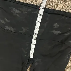 SPANX Faux Leather Leggings Matte Black Camo Medium thumbnail 5