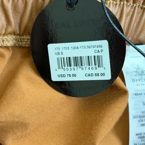 OFFLINE by Aerie Women’s Faux Leather Wide Leg Pull-On Pants Tan Brown Sz S NWT thumbnail 11