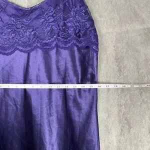Private Luxuries Floral Slip Mini Dress Women's M Purple Satin Y2K Whimsy Fairy thumbnail 8