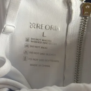 ReoRia Sexy Square Neck Trendy White Clean Girl Corset Crop Top Sz L thumbnail 11