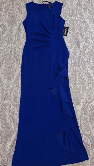 Alexa B Nites blue maxi dress in size 6 thumbnail 1