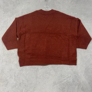 Madewell Sweater Womens 3X Brown Wool Alpaca Havener Pullover Sweater NI619‎ thumbnail 7