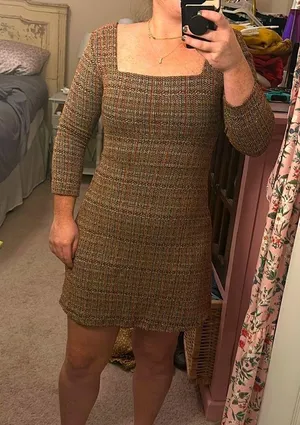 Free People Uptown Girl Tweed Dress thumbnail 2