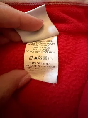 Majestic Vintage women’s Nebraska Huskers fleece pullover quarter zip sweatshirt Large thumbnail 4
