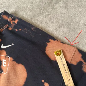 Nike The Grove Orange Theory Sweatshirt Womens S Oversized Boxy Bleached Active thumbnail 10