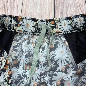 Patagonia Womens Baggies Shorts Floral Daisy Print Black White Small thumbnail 9