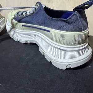 Alexander McQueen Tread Slick Sneakers Denim Blue Size 7/37 thumbnail 8