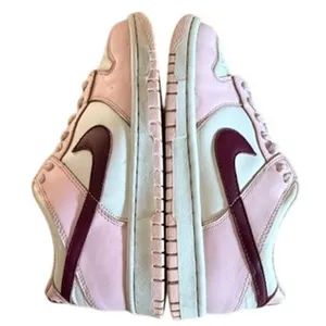 Nike Dunk Low Women’s Pink White Burgundy Sneakers Size 8.5 thumbnail 8