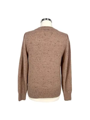 Madewell Donegal Westgate V-Neck Sweater Wool Blend Beige Size Medium thumbnail 6