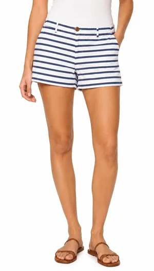 Gap‎ Blue White Striped Shorts Size 0 Nautical Coastal Preppy Summer thumbnail 1