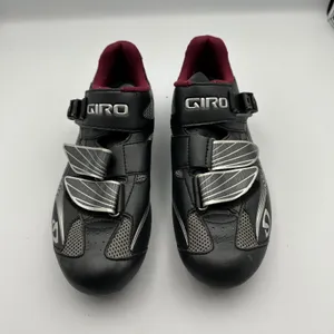 Giro Solara Women's EU‎ 40 US 8.25 Cycling Shoes Road Bike Black Maroon thumbnail 2