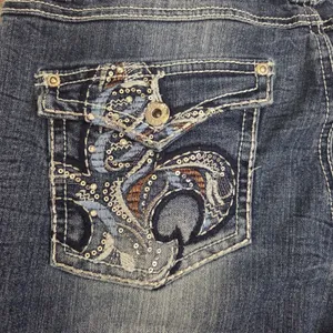 Revolt Jeans Y2K Women 12 Western Embroidered Country Rodeo Bedazzle Jeweled thumbnail 6