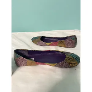 Steve Madden Feather Snakeskin Almond Toe Loafers‎ Flats Shoes Size 10 S-275 thumbnail 5
