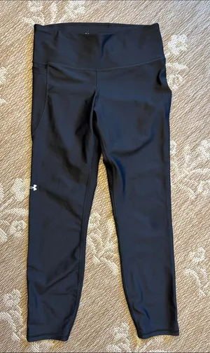 Under Armour Black Girls' Performance Leggings thumbnail 1