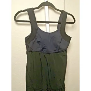 Lululemon Run‎ Chase Me Tank Top SZ 8 Black Adjustable Hem Active Running Yoga thumbnail 3