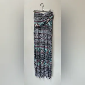 American Rag Women’s Colorful Sleeveless Bohemian Style Stretch Maxi Dress M thumbnail 7