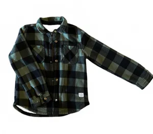 Weatherproof Vintage Green and Black Plaid Button-Up Shirt Jacket, Size S (7/8) thumbnail 1