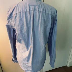 GAP Blue Casual Button Down Shirt Lightweight Cotton thumbnail 5