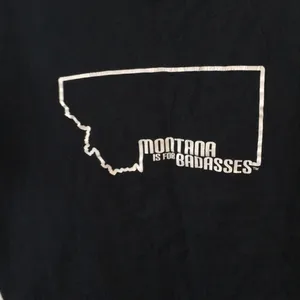FINAL MARKDOWN Unisex Montana tee large Black thumbnail 2