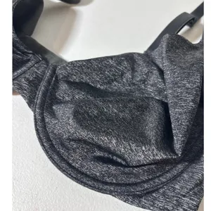 Victoria's Secret Size 36DD Unlined Semi Demi Underwire Bra Dark Gray/Black thumbnail 3