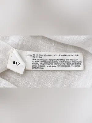 Zara 100% Linen Oversized White V-Neck Button Down Blouse XS Mandarin Collar thumbnail 7