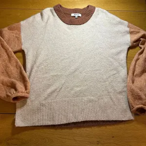 Madewell Payton color block wool blend oversized sweater xs thumbnail 10