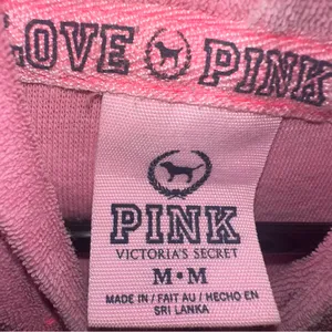 Y2K VS PINK Terry Cloth Full Zip Hooded Jacket! thumbnail 5