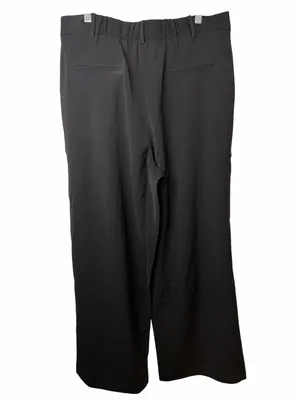 French Connection Black Pleated Wide Leg Pants NWT thumbnail 2