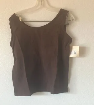 FINAL MARKDOWN B’gauze tank top small nwt Brown thumbnail 1