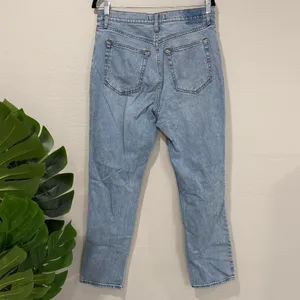Abercrombie & Fitch the 90’s Blue Slim Straight ultra high rise Jeans 32/14S thumbnail 2