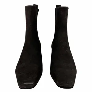 Reformation Roberta Suede Kitten Heel Ankle Boots Dark Brown Size 6 thumbnail 4