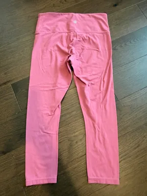 Athleta High-Waist Cropped Leggings in Pink Small - C37-083 thumbnail 5