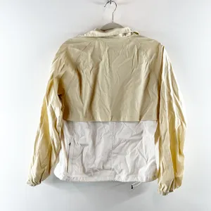 The North Face Anorak Windbreaker Pullover Jacket Tan Beige White Small thumbnail 4