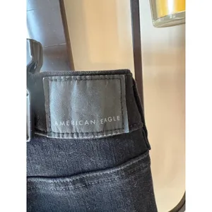 American Eagle High Rise Dream Stretch Jegging Proper Black 10 Short 30W 2654 thumbnail 7