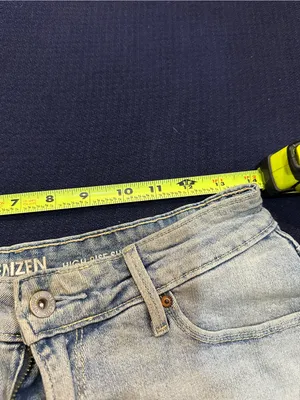 Levi's Light Blue Distressed Denim Shorts thumbnail 5