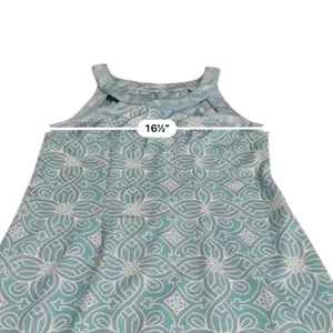 Gretchen‎ Scott Jersey Isosceles Dress Women's Medium Turquoise Travel Resort thumbnail 8