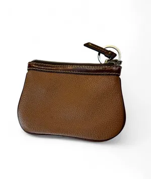 Dooney & Bourke Brown Leather Keychain Wallet #keychain thumbnail 2