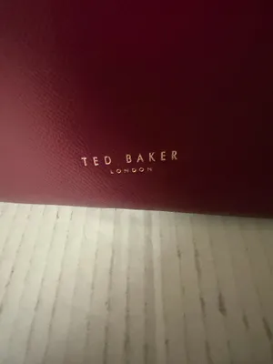 Ted Baker Burgundy Tote Bag Large Structured Shoulder Handbag thumbnail 11