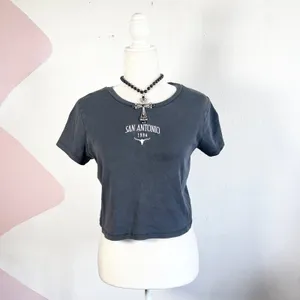 Garage San Antonio Crop Top Y2K Grunge Retro 90s Vintage Inspired Indie‎ Sleaze XL thumbnail 2