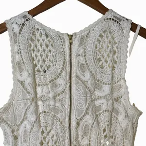 Kimchi Blue Crochet Lace Dress XS White Lined Sleeveless Shift NWT thumbnail 6