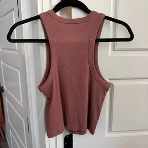 Anthropologie The Blair Stretch Cotton Crop Racerback Tank Top thumbnail 4