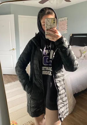Eastern Mountain Sports Black Puffer Jacket thumbnail 1